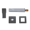 Bateria umywalkowa podtynkowa, chrom
