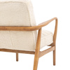 Datsun Armchair Cream Sheepskin 690x760x800mm