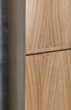 FILENA szafka wysoka 35x140x30cm, dąb