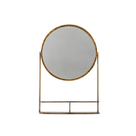 Lustro Emerson brązowe 420 x 110 x 630 mm