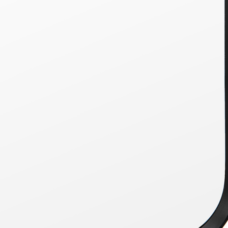 Holworth Rectangle Mirror Black 600x35x900mm