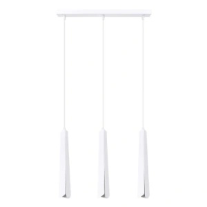 Lampa wisząca PRYSM 3L biała