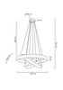 MOOSEE lampa wisząca LIBERTY TRIPLES złota