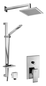 Zestaw natryskowy podtynkowy L-400mm 30x30cm SLIM-Paffoni/kolekcja Level