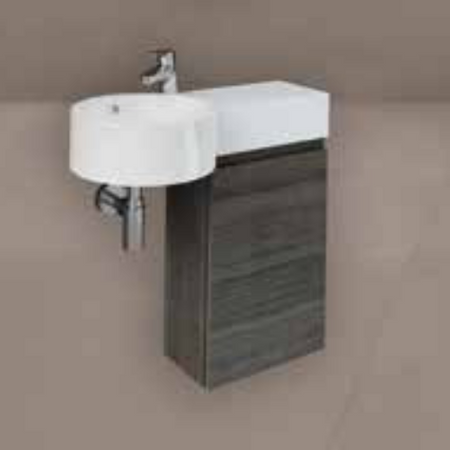 Zestaw PETIT Umywalka okrąg blatP, szafka JOY MOK