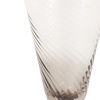 Swirl Flute Glass Smoked Grey (4pk) 72x72x166mm