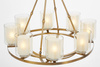 LAMPA WISZĄCA LOFT MOSIĘŻNA SANTINI W9