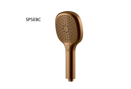 Axel BRUSHED COPPER Zestaw prysznicowy z deszczownicą 25cm
