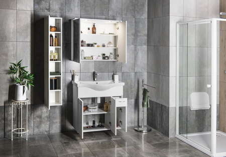 KERAMIA FRESH szafka umywalkowa 74,5x74x34,7cm, biała