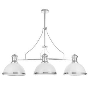 NOWOCZESNA LAMPA WISZĄCA INDUSTRIALNA BIAŁA ETTORE W3