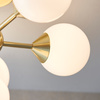 Oscar 6 Ceiling Light Brushed Gold