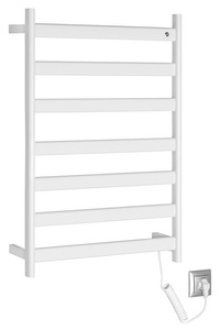ELIAS  elektryczna suszarka na ręczniki 490x730x110 mm, 105 W, biały mat