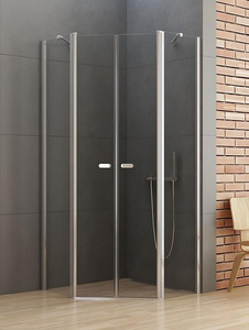 KABINA NEW SOLEO PIĘCIOKĄTNA U 80x80x195 CZYSTE 6mm ACTIVE SHIELD