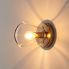 Lampa ścienna COSMIC 15 cm - szklano złoty kinkiet