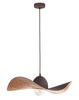 KAPELLO M brązowy/miedziany ? 55cm lampa wisząca