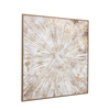 Starburst Flair Framed Canvas 1000x1000mm