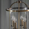 Lambeth 4 Pendant Light Antique Brass