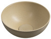 MINOR umywalka betonowa nablatowa, średnica 26cm, żółty mat