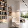 Lampa ścienna SWING biała 140 cm