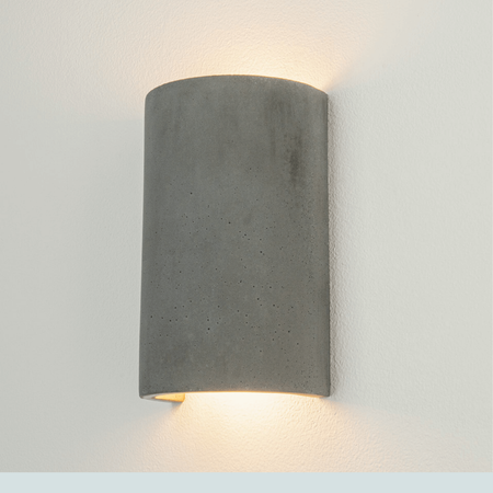 WALL LIGHT 2xG9 MAX 25W UP-DOWN LIGHTING CONCRETE