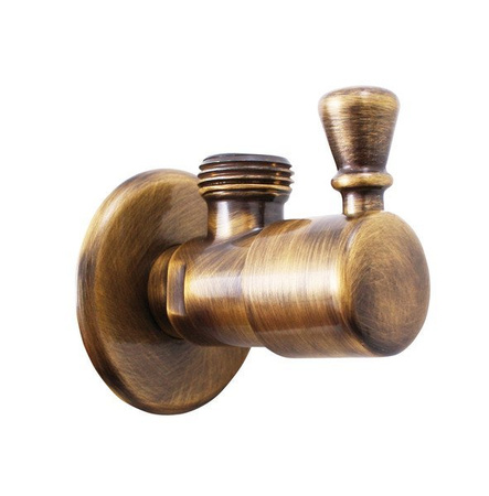 Zawór kątowy 1/2"x 1/2", brąz