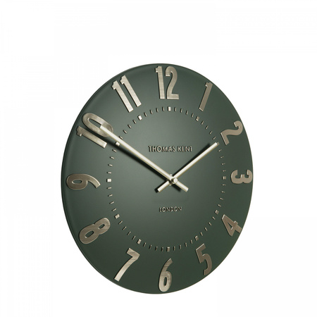 Mulberry Wall Clock Olive Green 12in