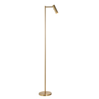 Dedicated Reader 1 Floor Lamp Satin Warm Brass