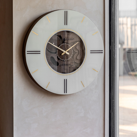 Cogger Wall Clock Dark Walnut 60cm