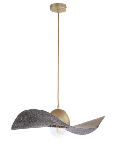 KAPELLO M złoty/czarny nakrapiany ? 55cm lampa wisząca