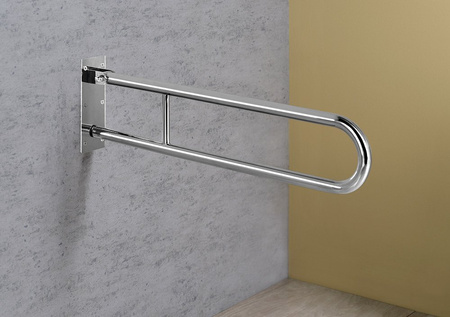 HANDICAP poręcz składana 600mm, stal nierdzewna polerowana