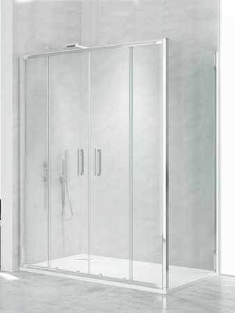 KABINA NEW CORRINA PROSTOKĄTNA U 140x90x195 CZYSTE 6mm ACTIVE SHIELD
