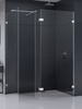 NZ4 Kabina prysznicowa EVENTA WALK-IN U 70x200 szkło czyste 8mm Active Shield 2.0