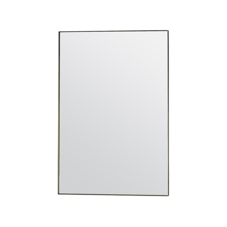 Lustro Hurston w kolorze szampańskim 600 x 30 x 900 mm