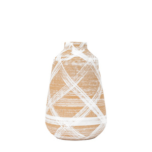 Wazon Tarka Large Reactive BrownWhite 170 x 170 x 265 mm