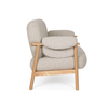 Sofa 2-osobowa BIZZOTTO CALISTA natural – contemporary design, zdejmowane podłokietniki