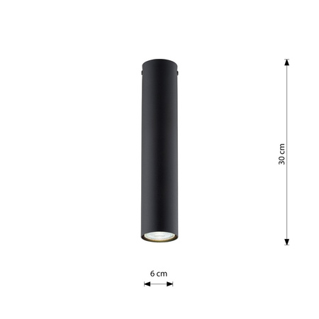TECNO 1M BLACK oprawa oświetleniowa
