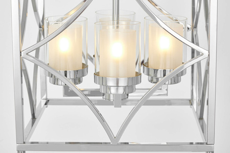 LAMPA WISZĄCA LOFT CHROMOWANA QUADRATO