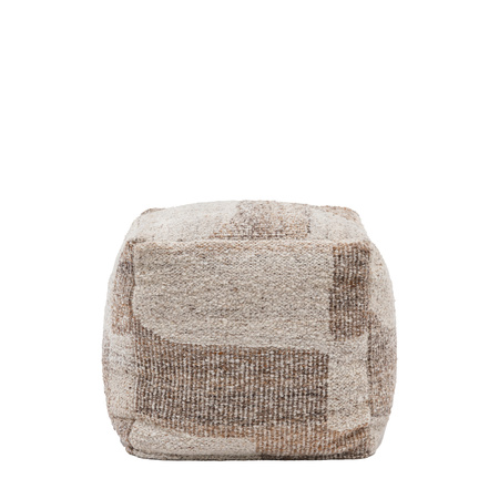 Herning Tonal Pouffe Natural 500x500x450mm