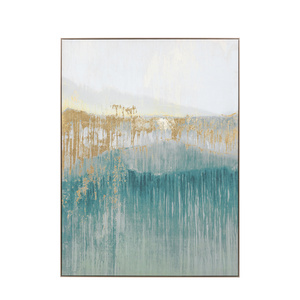 Obraz w ramie „Early Morning Horizon” – zielony, 90 × 3,5 × 120 cm