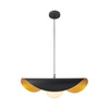 Lampa wisząca ENZO 40 cm - czarno złota