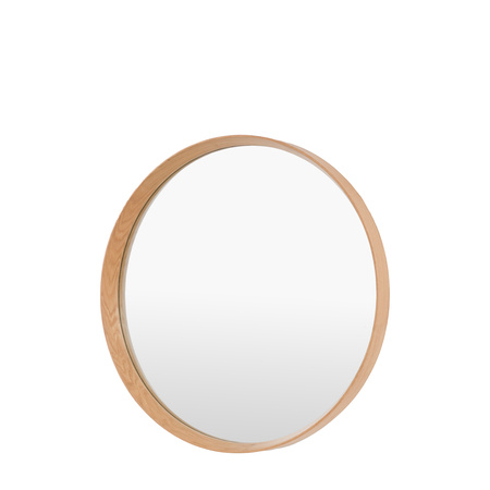 Helsinki Round Mirror Oak 800x58x800mm