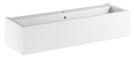 KANAAL umywalka ceramiczna 120x40cm, biały
