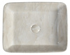 DALMA umywalka ceramiczna nablatowa 48x38 cm, marfil
