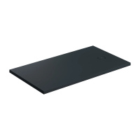 AQUAROCK kompozytowy brodzik prysznicowy antypoślizgowy, 90 x 160 cm, black lava mat