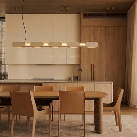 Lampa wisząca CHAIN 158 beżowa LED 3000K