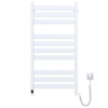 Elektryczny grzejnik łazienkowy Navin Largo 500х1000 Sensor prawy, biały aksamit, timer