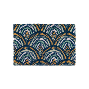 Wycieraczka Ikat Navy Peacock 600 x 900 mm