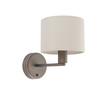 Daley Wall Light Bronze & Marble Faux Silk