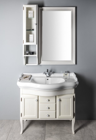 RETRO umywalka ceramiczna 100x54,5cm, biały