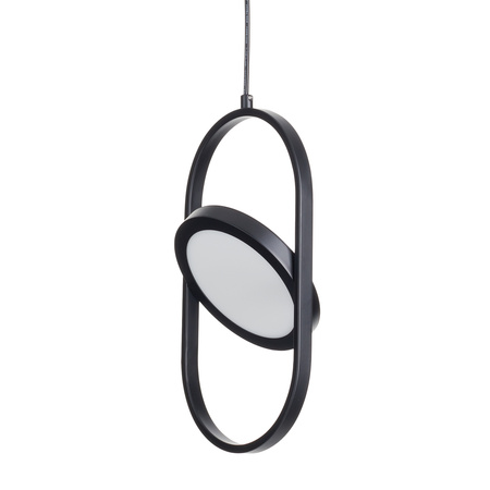 Lampa wisząca ELIPSE MINI, 32 cm - LED, czarna nowoczesna